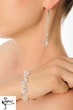 568 biżuteria ślubna komplet crystal ab