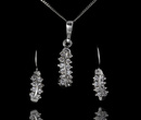 480/253 komplet srebrny z błyszczącymi cyrkoniami