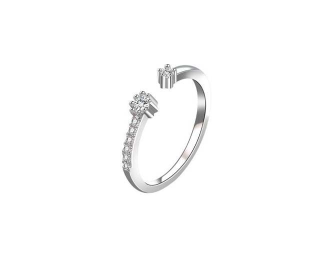 P1064/40 Pierścionek ze srebra 925 cyrkonie