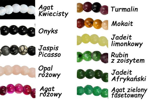 1200 BRANSOLETKA pozłacana czarny agat, Swarovski Element