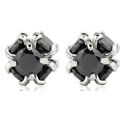 KOL599/277 KOLCZYKI BIAŁE ZŁOTO CYRKONIE