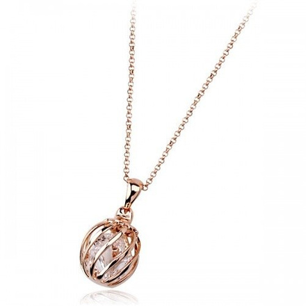 Nk 599/53 NASZYJNIK różowe złoto crystal SWAROVSKI® ELEMENTS