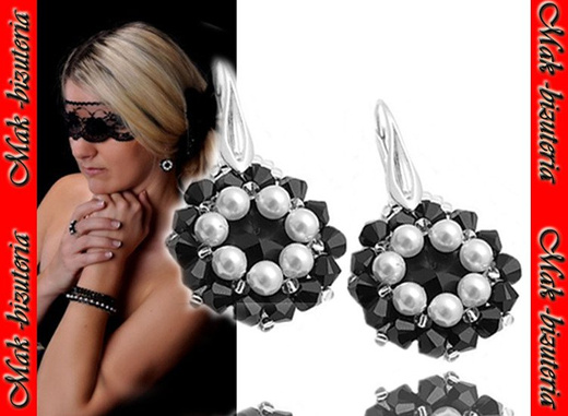 KOL 193 KOLCZYKI Z KRYSZTAŁÓW SWAROVSKI ELEMENTS, kolczyki swarovski