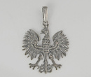 480/177 wisiorek srebrny w kształcie orła, orzeł, godło