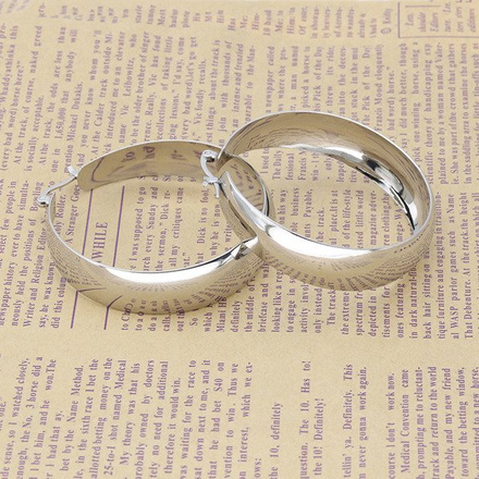 Kol 599/921 KOLCZYKI koła 5 cm, stal szlachetna