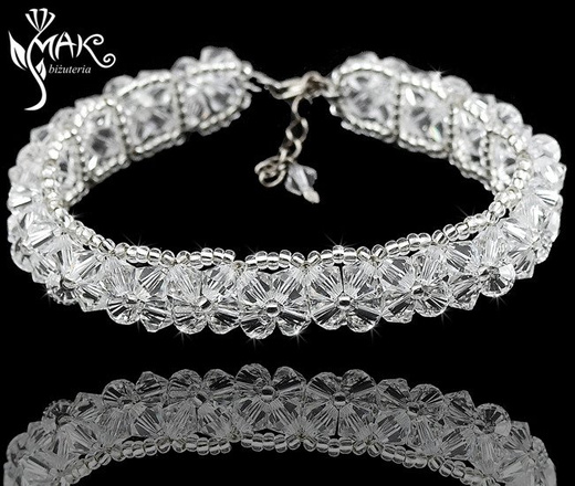 NK282 NASZYJNIK Z KRYSZTAŁÓW SWAROVSKI ELEMENTS