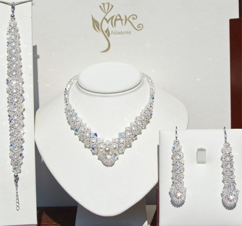 KOL285 KOLCZYKI Z KRYSZTAŁÓW SWAROVSKI ELEMENTS