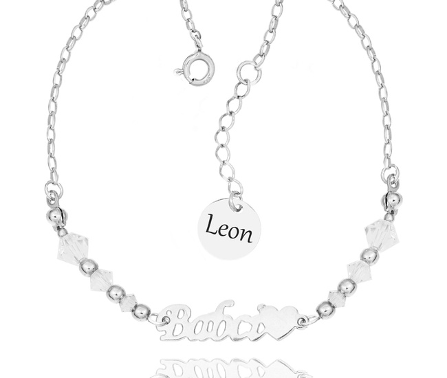1316 naszyjnik dla Babci srebrny 925 z grawerem