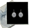 480/118  kolczyki srebrne z błyszczącą cyrkonią