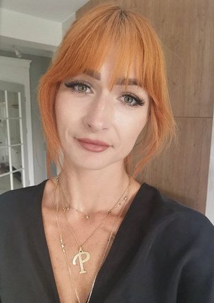 1186 naszyjnik srebrny 925 pozłacany dowolna duża literka inicjał P