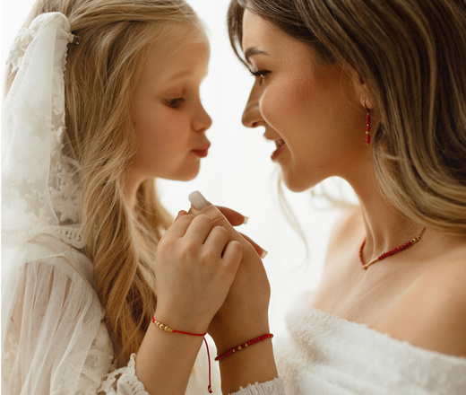 Elegancki koral komplet złocony 1875/12