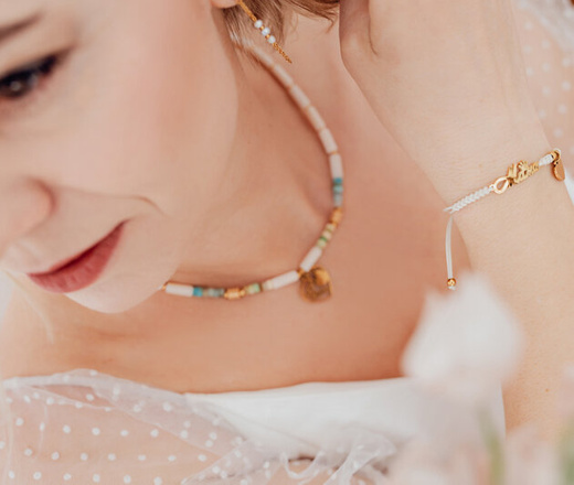 1685 pozłacany naszyjnik dla mamy