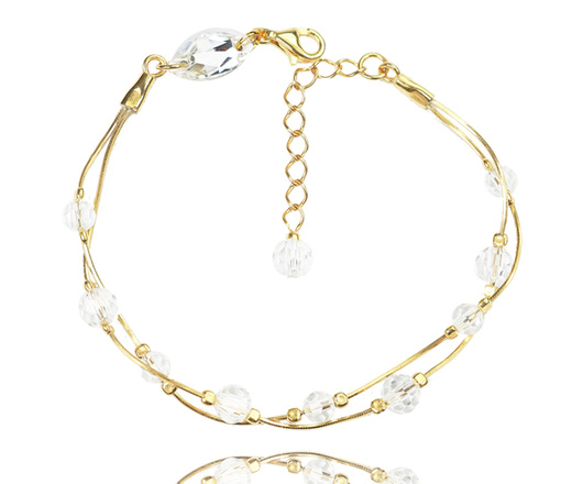 1363 komplet srebrny pozłacany z kryształkami