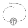 Br 599/697 bransoletka srebrna, drzewko szczęścia