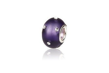 Koral z kryształów SWAROVSKI ELEMENTS Sr925 ufo purple BNR0085