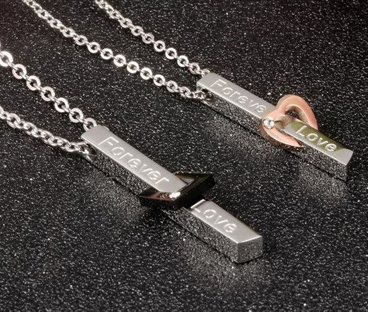 NK599/532 NASZYJNIKI dla pary z GRAWEREM LASEROWYM3