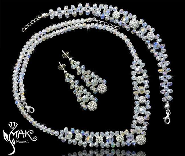 KPL425 PIĘKNY KOMPLET  SHAMBALLA - ŚLUB