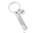 1559/3 brelok do kluczy z Twoim grawerunkiem srebrny kółeczko