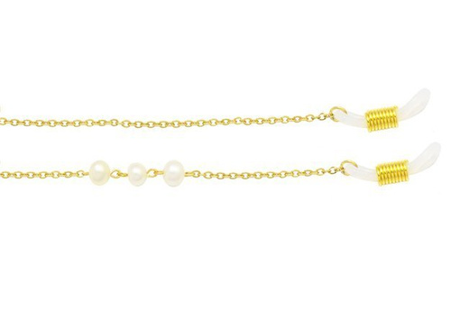 1289 łańcuszki do okularów pozłacane różne wzory stal szlachetna