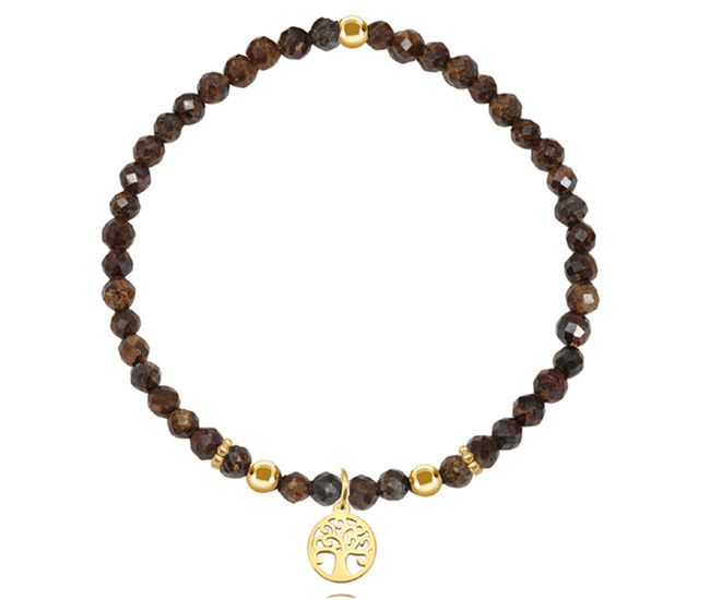 1728/20 bransoletka damska drzewko brązyt