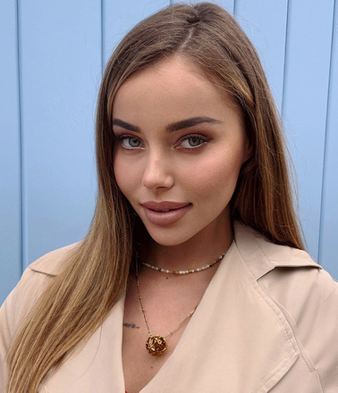 1373/4 naszyjnik srebrny 925 pozłacany z kamieniami naturalnymi