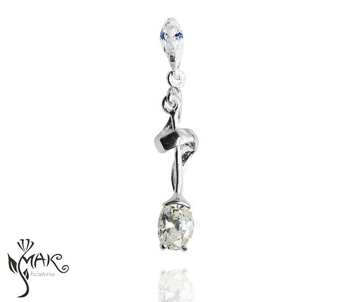 KOL480/14 KOLCZYKI SREBRNE Z CYRKONIĄ