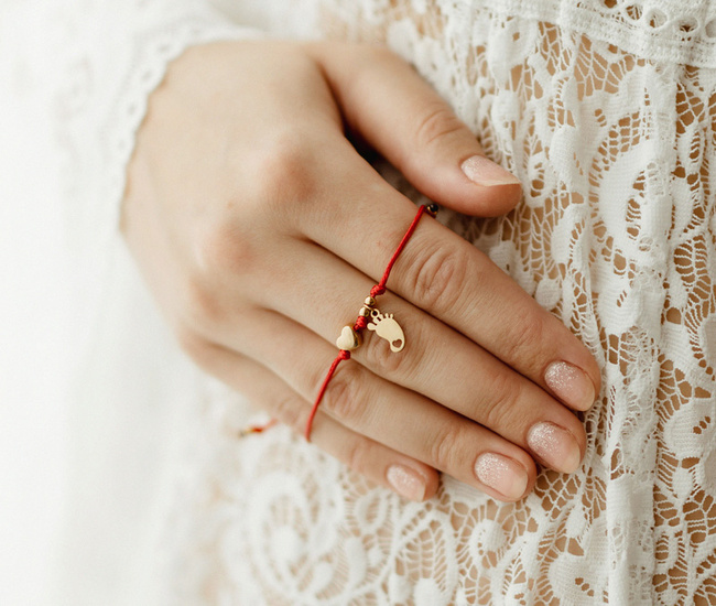 Bransoletka dla mamy z grawerem na sznurku 1794/5