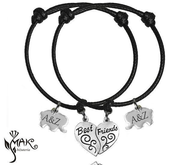 BR919 bransoletki dla przyjaciółek best friends forever