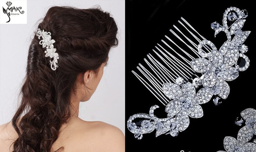 S656/17 WSUWKA , spinka, ozdoba do włosów na ślub
