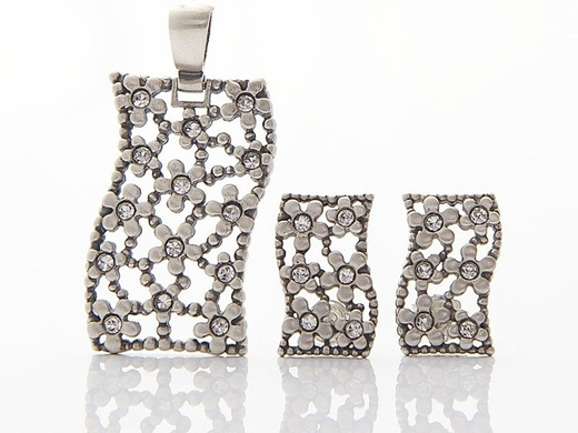 W229 WISIOREK SREBRO AŻUROWY.