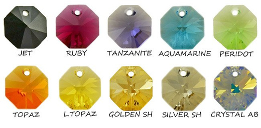 KPL794 biżuteria Swarovski KOMPLET kryształy + pudełko z grawerem