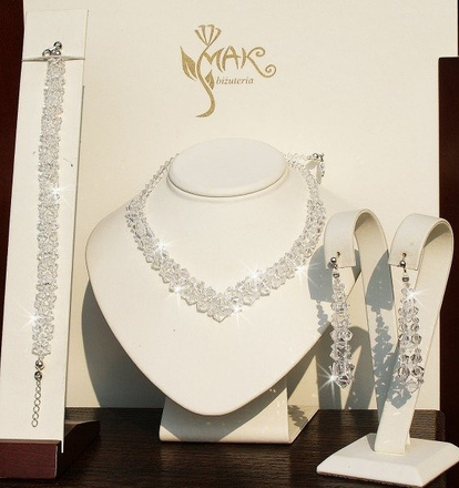 NK 160 Crystal NASZYJNIK Z KRYSZTAŁÓW SWAROVSKI ELEMENTS