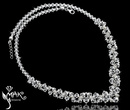 NK 287 crystal naszyjnik biżuteria ślubna