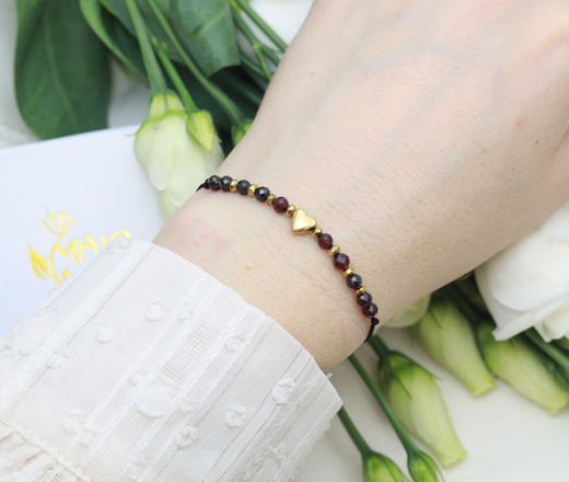 Upominek na Walentynki zestaw bransoletka, pudełko z dedykacją 1897/5