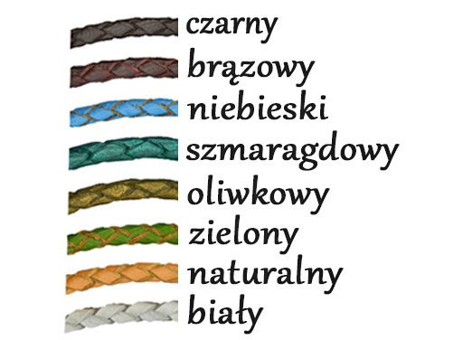 1675 bransoletka z grawerem skórzany rzemień srebro 925 pozłacane trzy zawieszki