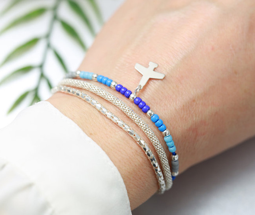 1418 bransoletka z zawieszką pod grawerunek na sznureczku samolot