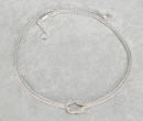 1583 naszyjnik srebrny 925 z węzełkiem