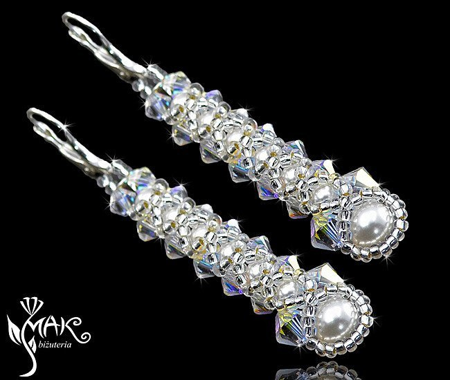 KOL285 KOLCZYKI Z KRYSZTAŁÓW SWAROVSKI ELEMENTS