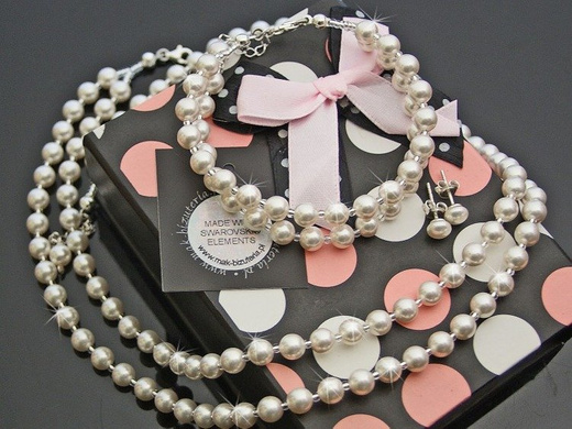 KPL 221 BIAŁE PERŁY KOMPLET