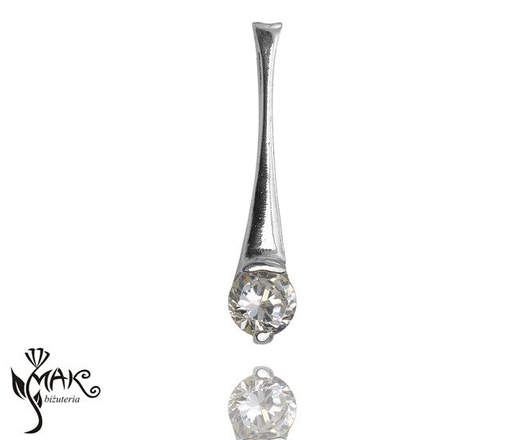 KPL480/15 KOMPLET SREBRNY Z CYRKONIAMI