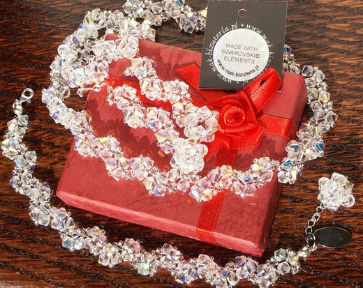 BR162 CAB BRANSOLETKA Z KRYSZTAŁÓW SWAROVSKI ELEMENTS.