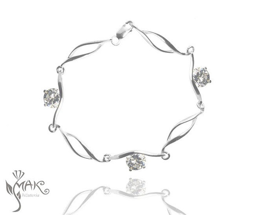 KOL480/19 KOLCZYKI SREBRNE Z CYRKONIĄ