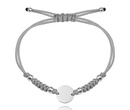 1638/2 bransoletka stalowa unisex z grawerem na sznureczku