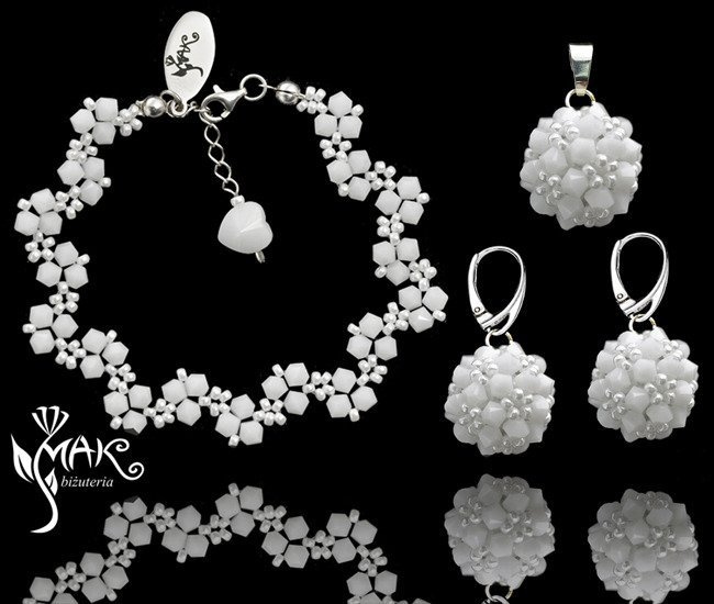 492 biżuteria ślubna komplet