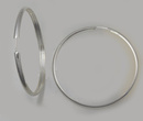 480/402 kolczyki srebrne koła 65 mm 