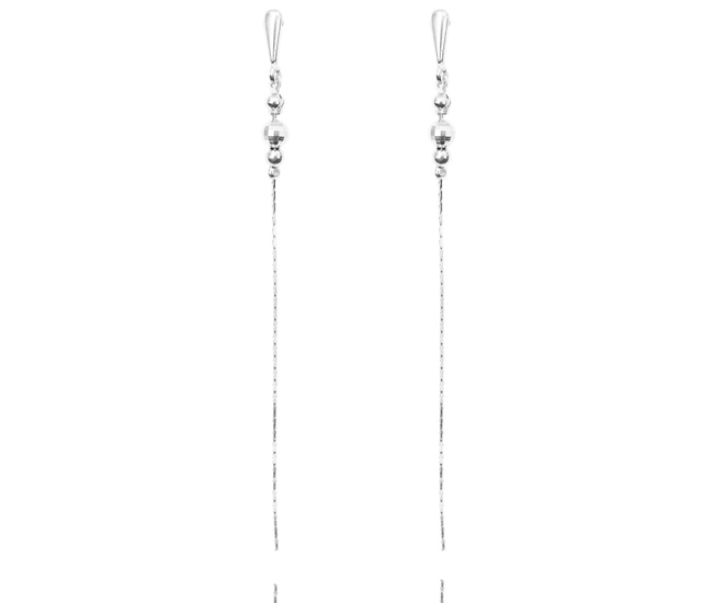 1306/4 kolczyki srebrne 925 z kuleczkami