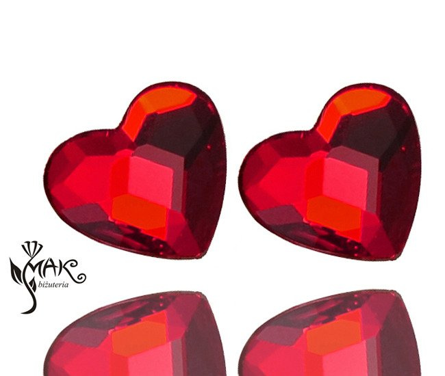 KOL552 KOLCZYKI SWAROVSKI SZTYFT 10 MM light siam