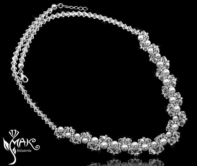 NK286 NASZYJNIK Z KRYSZTAŁÓW SWAROVSKI ELEMENTS (1338669732)