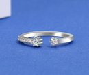 P1064/40 Pierścionek ze srebra 925 cyrkonie