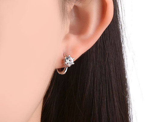 Kol 599/1051 KOLCZYKI z cyrkoniami crystal